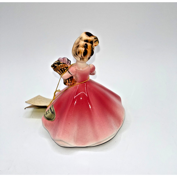 VINTAGE MID-CENTURY JAPAN JOSEF ORIGINAL SEPTEMBER SAPPHIRE GIRL FIGURINE W/TAGS - Picture 5 of 16